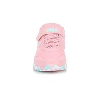 Girls' Fila Little Kid & Big Galaxia 4 Strap Mash Running Shoes
