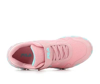 Girls' Fila Little Kid & Big Galaxia 4 Strap Mash Running Shoes