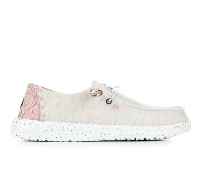 Women's HEYDUDE Wendy Heathered Slub Casual Shoes