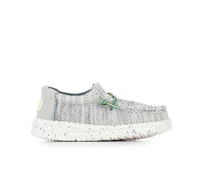 Kids' HEYDUDE Toddler Wally Heathered Mesh Casual Shoes