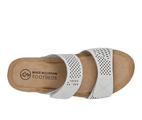 Women's White Mountain Ferula Footbed Sandals
