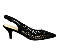 Women's Lady Couture Jewel Slingback Pumps