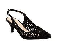 Women's Lady Couture Jewel Slingback Pumps