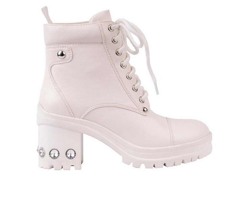 Women's Ninety Union Thunder Heeled Combat Boots