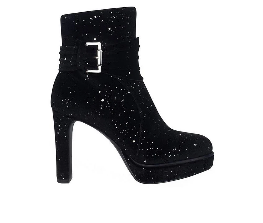 Women's Impo Omira Bling Platform Heeled Booties