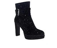 Women's Impo Omira Bling Platform Heeled Booties