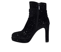 Women's Impo Omira Bling Platform Heeled Booties