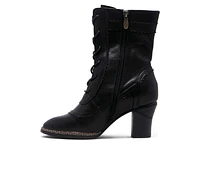 Women's Chelsea Crew Glimpse Mid Calf Lace Up Heeled Boots