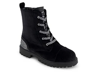 Girls' Jessica Simpson Little Kid & Big Daria Stretch Combat Boots