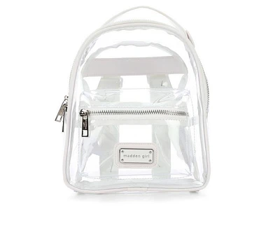 Madden Girl Clear Vinyl Mini Backpack
