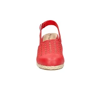 Women's Easy Street Taffy Espadrille Wedges