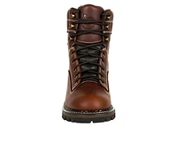 Women's Georgia Boot AMP LT Logger Alloy Toe Waterproof Low Heel Work Boots