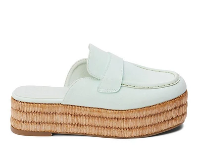 Women's Beach by Matisse Wren Platform Loafer Mules