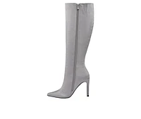 Women's Lady Couture Diamond Knee High Stiletto Boots