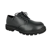 Women's Gotta Flurt Academy Black Synthetic Leather Oxford Student Shoes