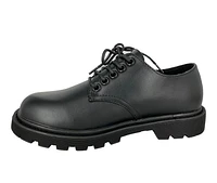 Women's Gotta Flurt Academy Black Synthetic Leather Oxford Student Shoes