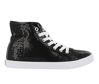 Girls' Gotta Flurt Little Kid & Big Disco II Hi Top Sequin Dance Sneaker