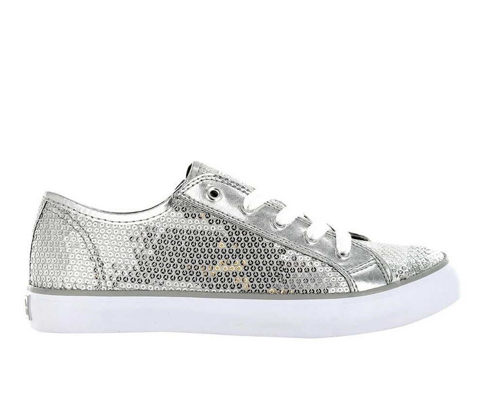 Girls' Gotta Flurt Little Kid & Big Disco II Low Top Sequin Dance Sneaker