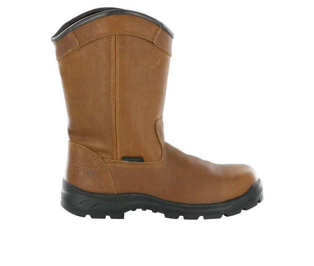 Men's Nord Trail Big Welly Safety Toe Waterproof Western Leather Work Boot