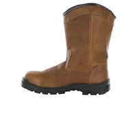 Men's Nord Trail Big Welly Safety Toe Waterproof Western Leather Work Boot