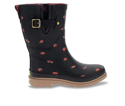 Women's Western Chief Lucky Ladybug Mid Rain Boots