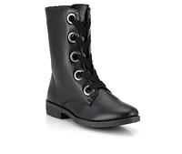 Women's Henry Ferrara Charm-508 Mid Calf Combat Boots