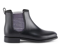 Women's Henry Ferrara Marsala-Houndstooth Rain Boots