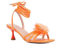 Women's Fashion to Figure Blossom Dress Sandals