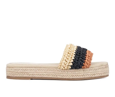 Women's New York and Company Tatum Espadrille Platform Sandals