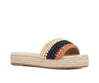 Women's New York and Company Tatum Espadrille Platform Sandals