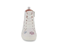 Girls' Jessica Simpson Little & Big Kid Gina Flower High Top Sneakers