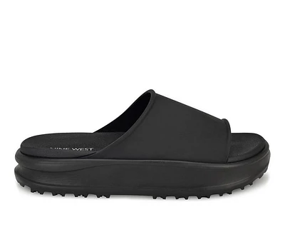 Women's Nine West Sunshin Platform Slides