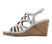 Women's White Mountain Flaming Wedge Sandals