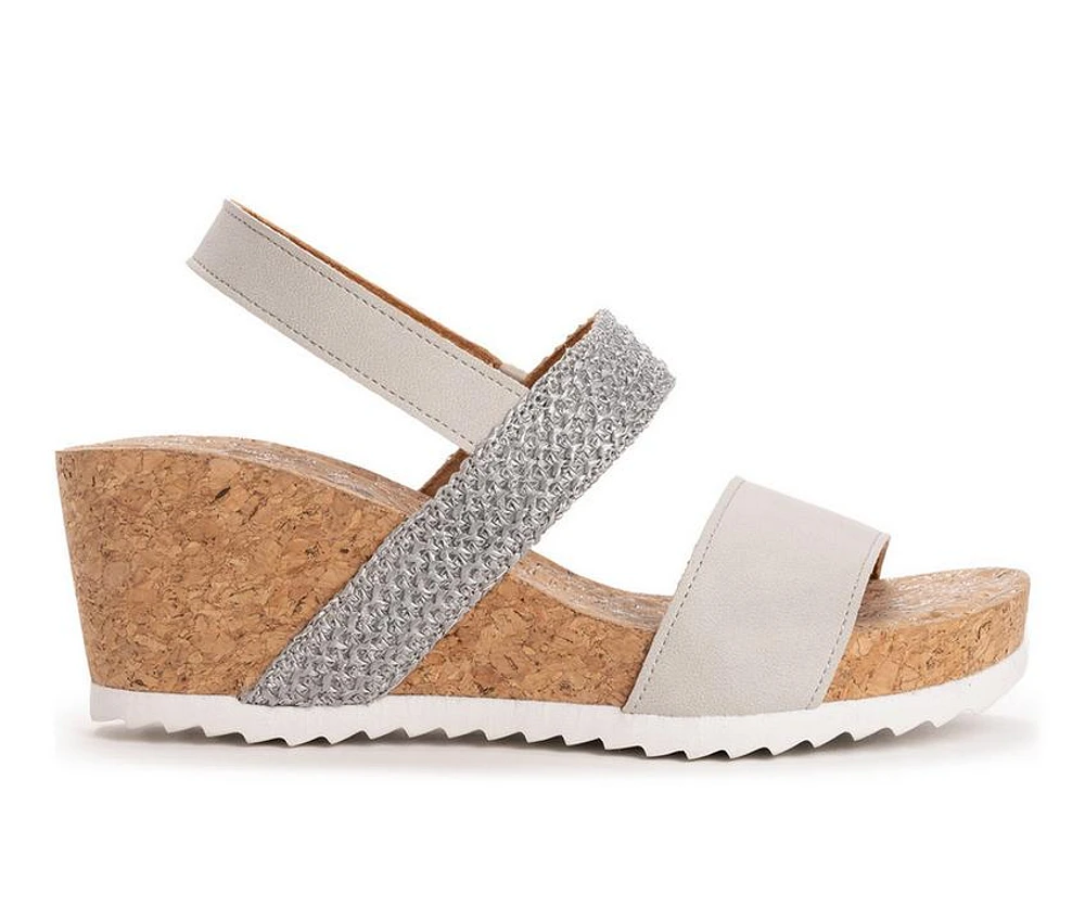 Women's MUK LUKS Wendy Wedge Sandals