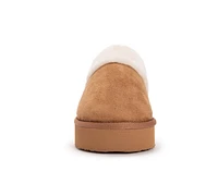 MUK LUKS Microsuede Platform Scuff Slipper