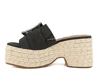 Women's Sugar Remote Espadrille Platform Wedges