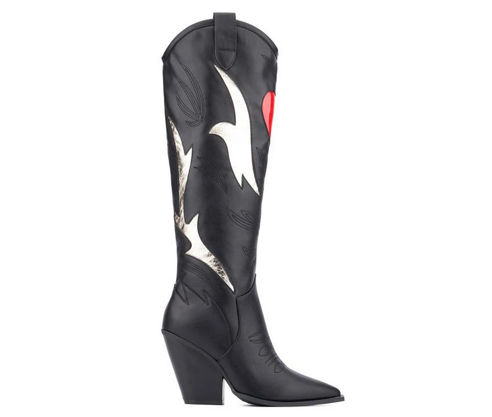 Women's Olivia Miller Blushing Beauty Knee High Boots