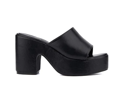 Women's Olivia Miller Crush Platform Dress Sandals