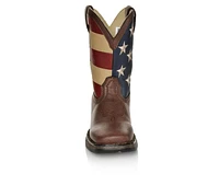 Boys' Durango Little Kid & Big 8 Inch Patriotic Cowboy Boots