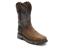 Men's Justin Boots Commander Steel Toe Cowboy