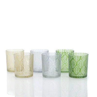 Glass Candle Holder 3 Colors
