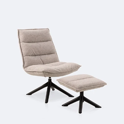 Blizzard Lounge Chair with Footrest