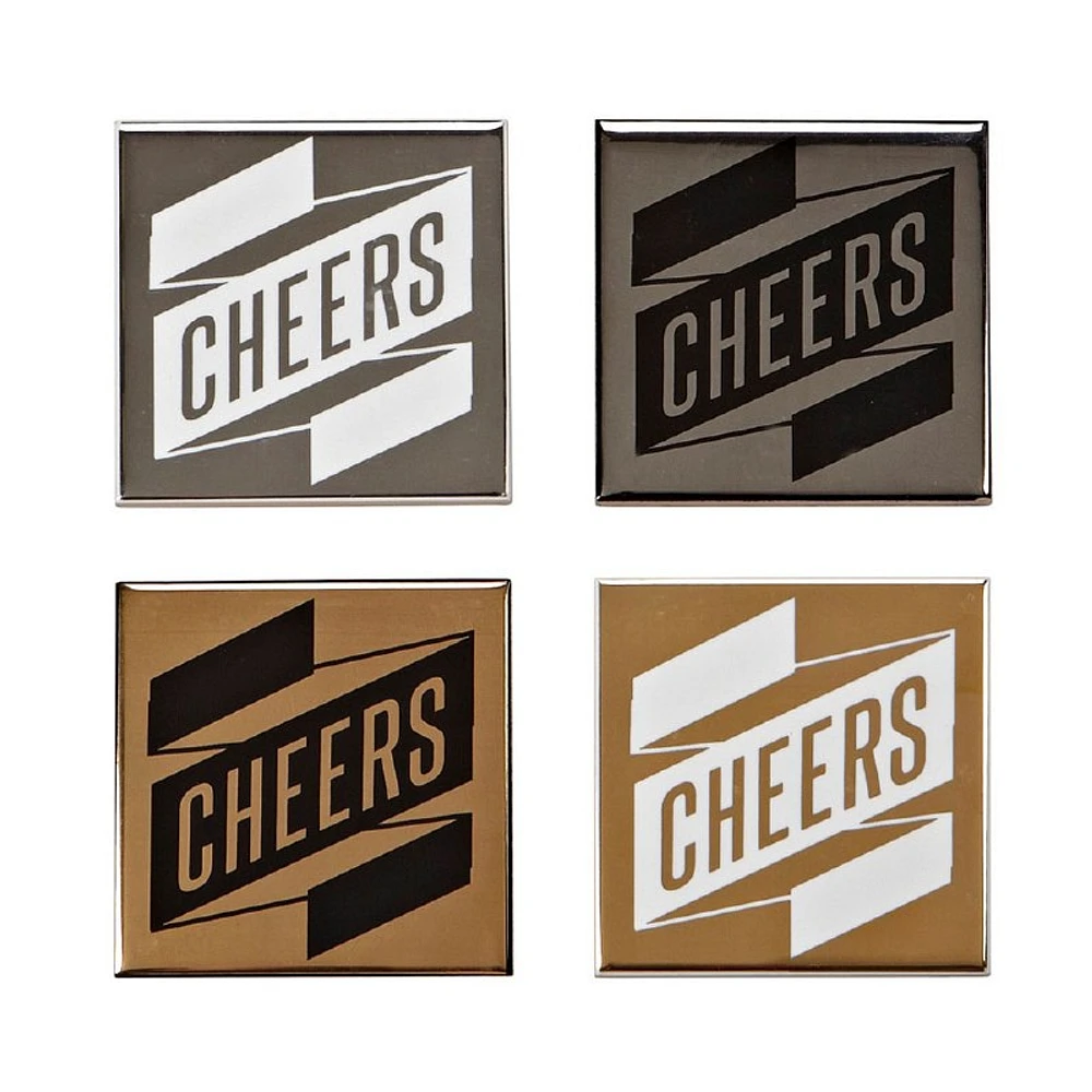 Cheers Coasters - Set of 4