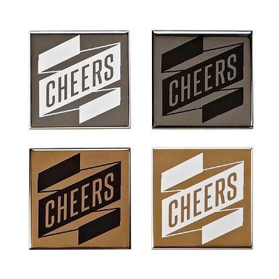 Cheers Coasters - Set of 4
