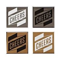 Cheers Coasters - Set of 4