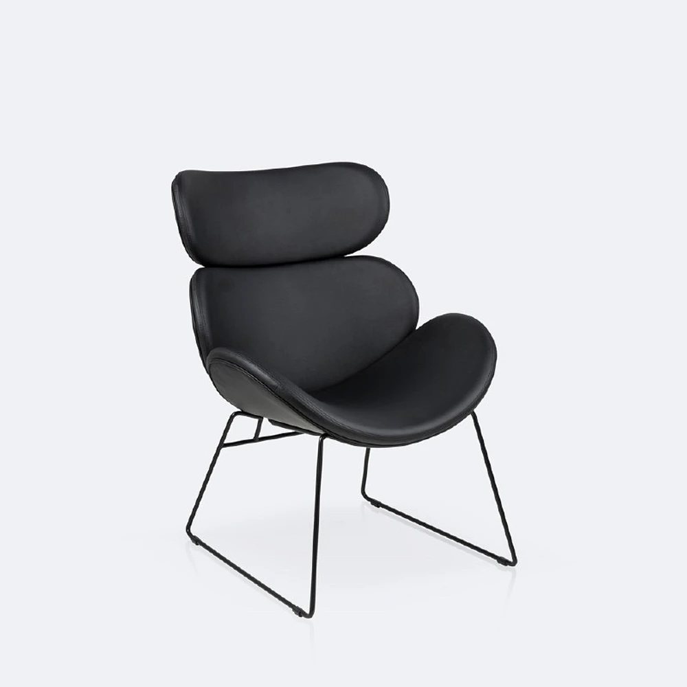 Cazar Lounge Chair - Black