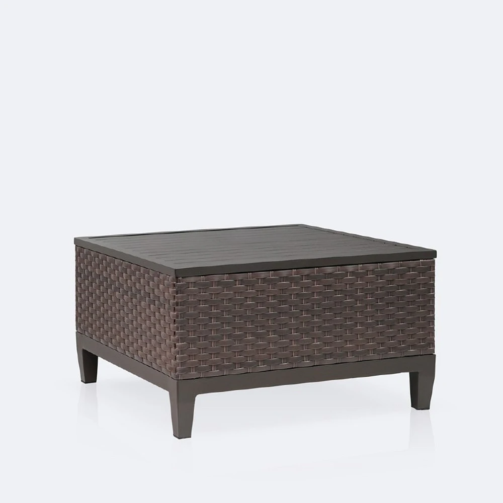 Catalina Coffee Table - Brown Wicker