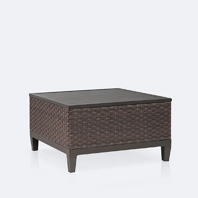 Catalina Coffee Table - Brown Wicker