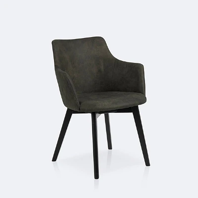 Bella Dining Armchair - Olive Green