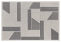 Assia Outdoor Rug 5x7 - Grey